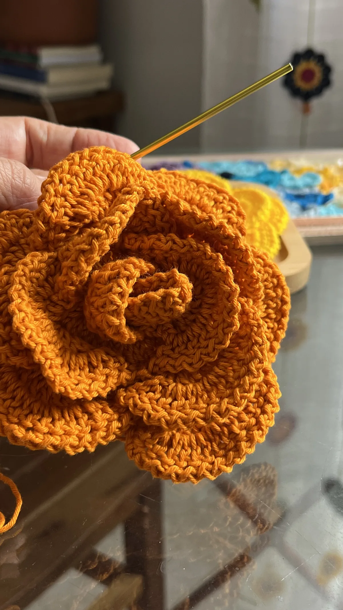 Capa do curso Flor Regina em Crochê